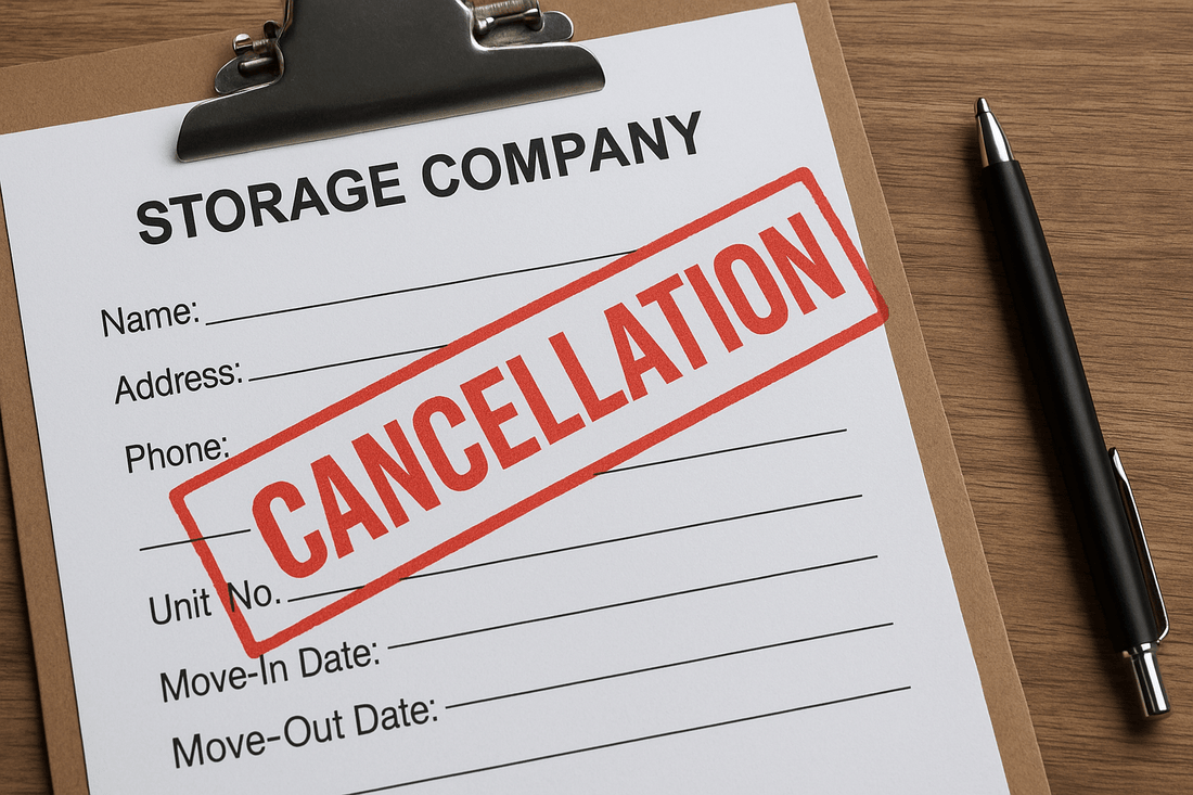 Are There Cancellation Fees For Storage Units In The UK?